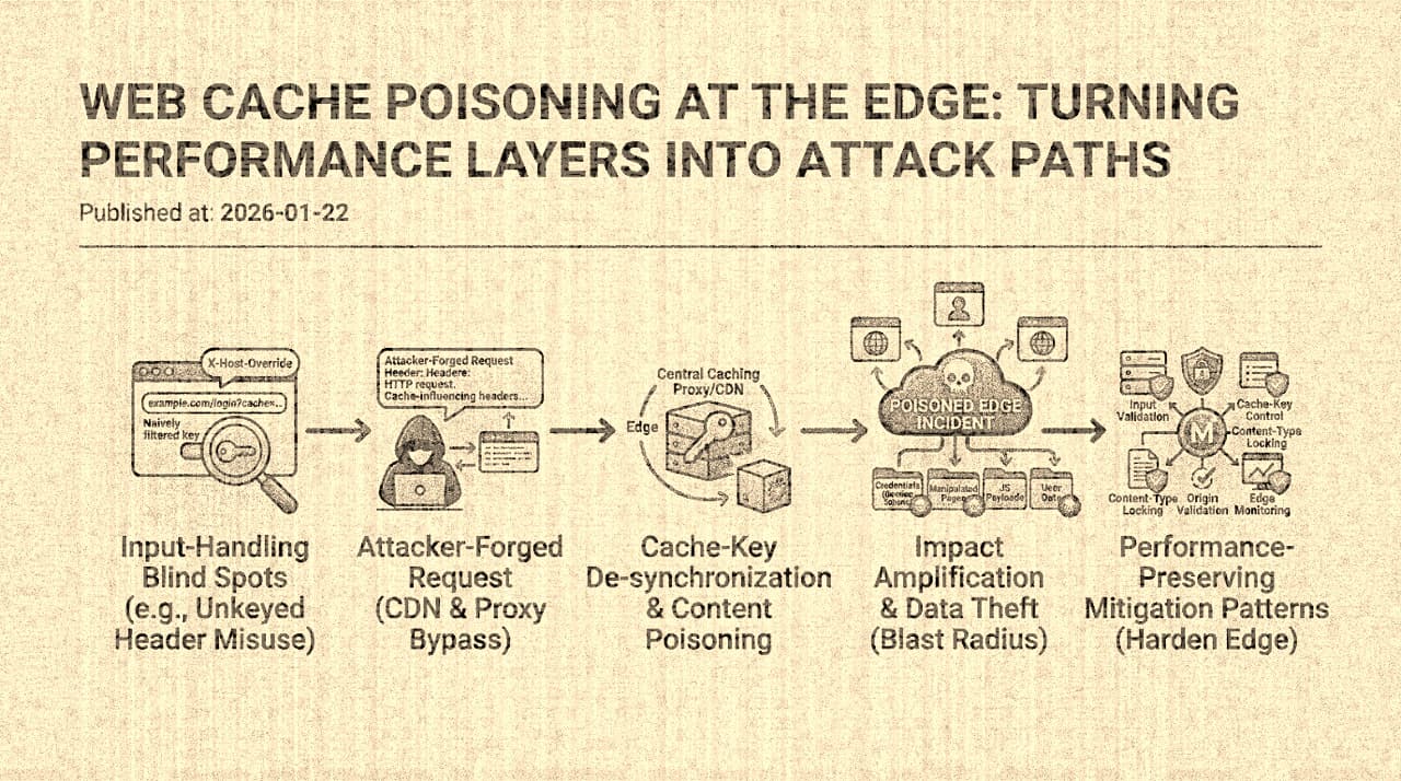 Web Cache Poisoning: How Performance Infrastructure Becomes an Attack Amplifier